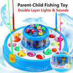 Electric Rotating Fishing Game Toy for Kids