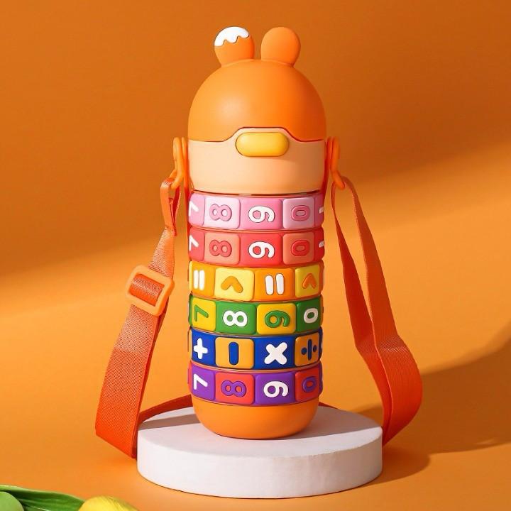 Kids Interactive Counting & Math Learning Bottle with Sling Strap