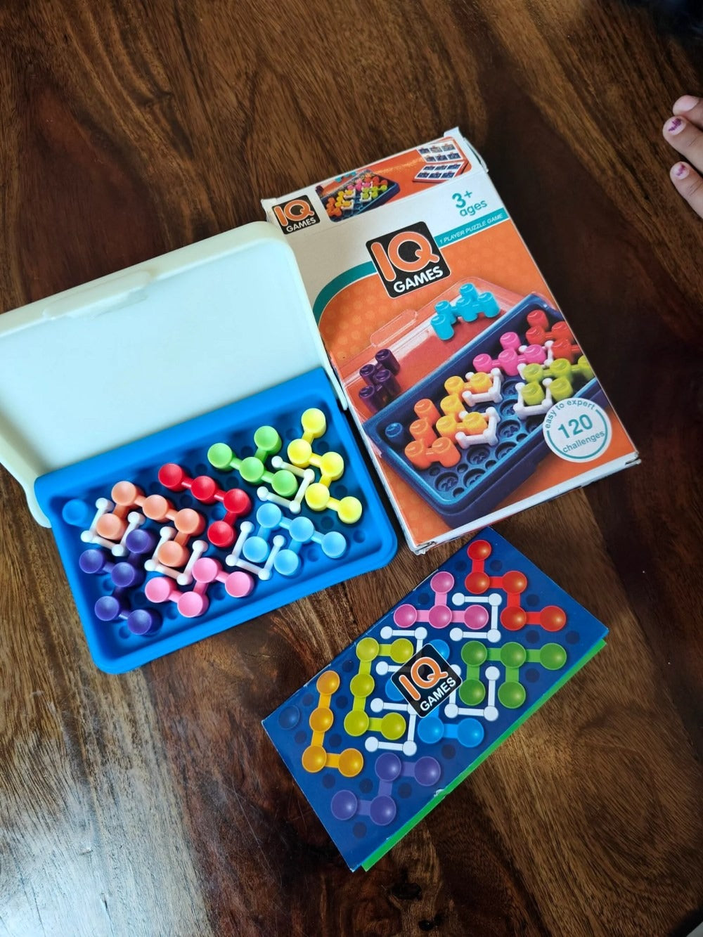 IQ Box Cognitive Skill-Building Travel Game with Portable Case
