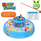 Electric Rotating Fishing Game Toy for Kids