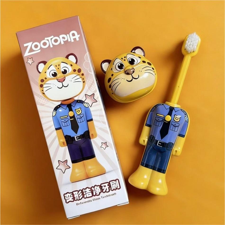 Cute Cartoon Kids Toothbrush 🦊🪥   (Perfect Return Gift For Kids Birthday Parties 🎁🐰)