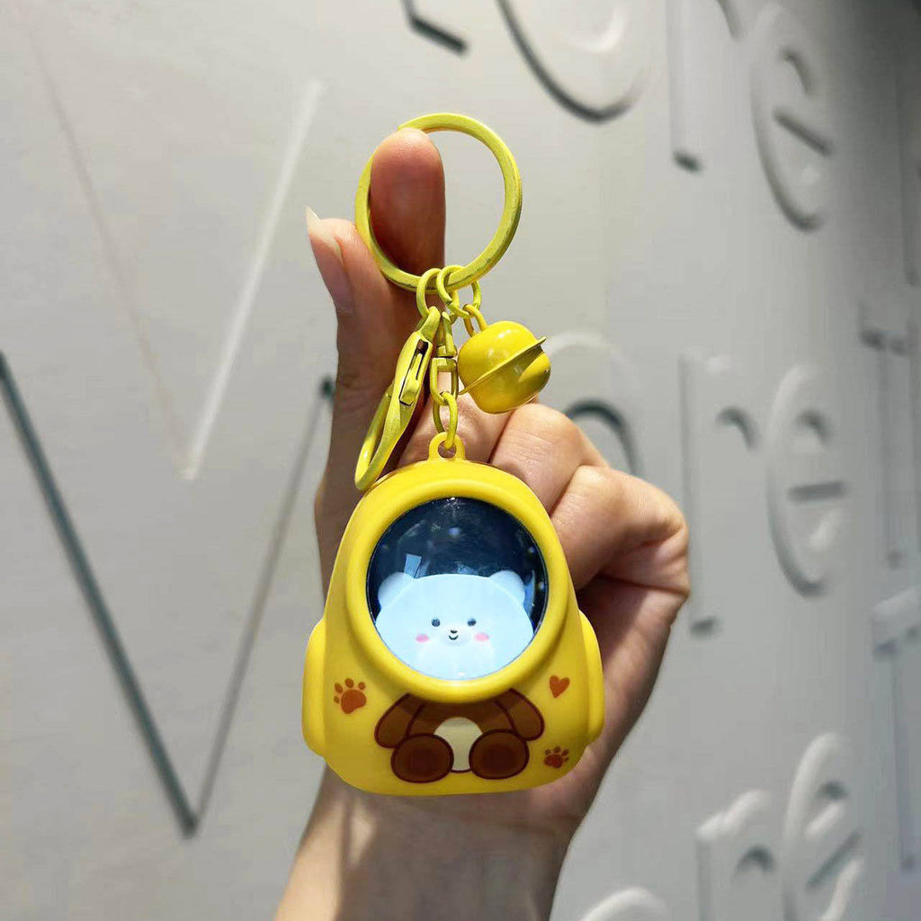 ✨ Cute LED Glow Keychain – Light up your keys, bags, and style wherever you go! 🔑💡(pack of 2)
