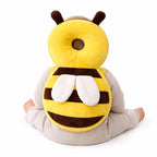 Baby Head Protector Cushion Backpack – Bee Design | Soft Anti-Fall Safety Pillow