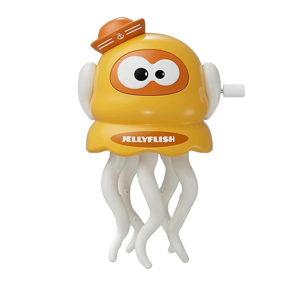 Wind-Up Jellyfish Twist Toy – No Battery Required, Fun Wiggling Action for Kids