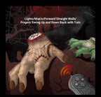 Bring spooky fun to playtime with the RC Crazy Walking Zombie Hand Toy!