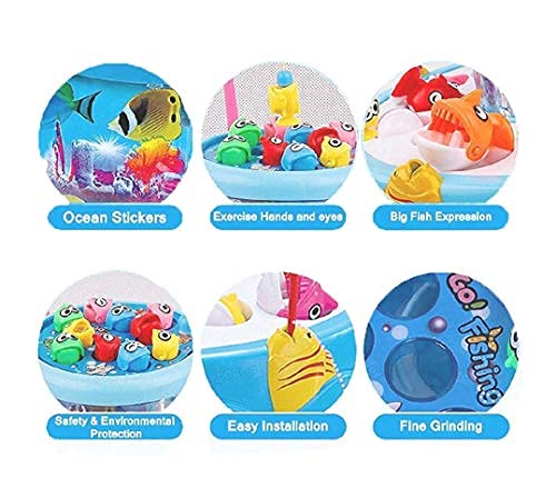 Electric Rotating Fishing Game Toy for Kids