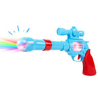 Kids Light-Up Musical Toy Blaster Gun with Colorful LED Effects