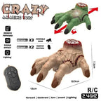 Bring spooky fun to playtime with the RC Crazy Walking Zombie Hand Toy!