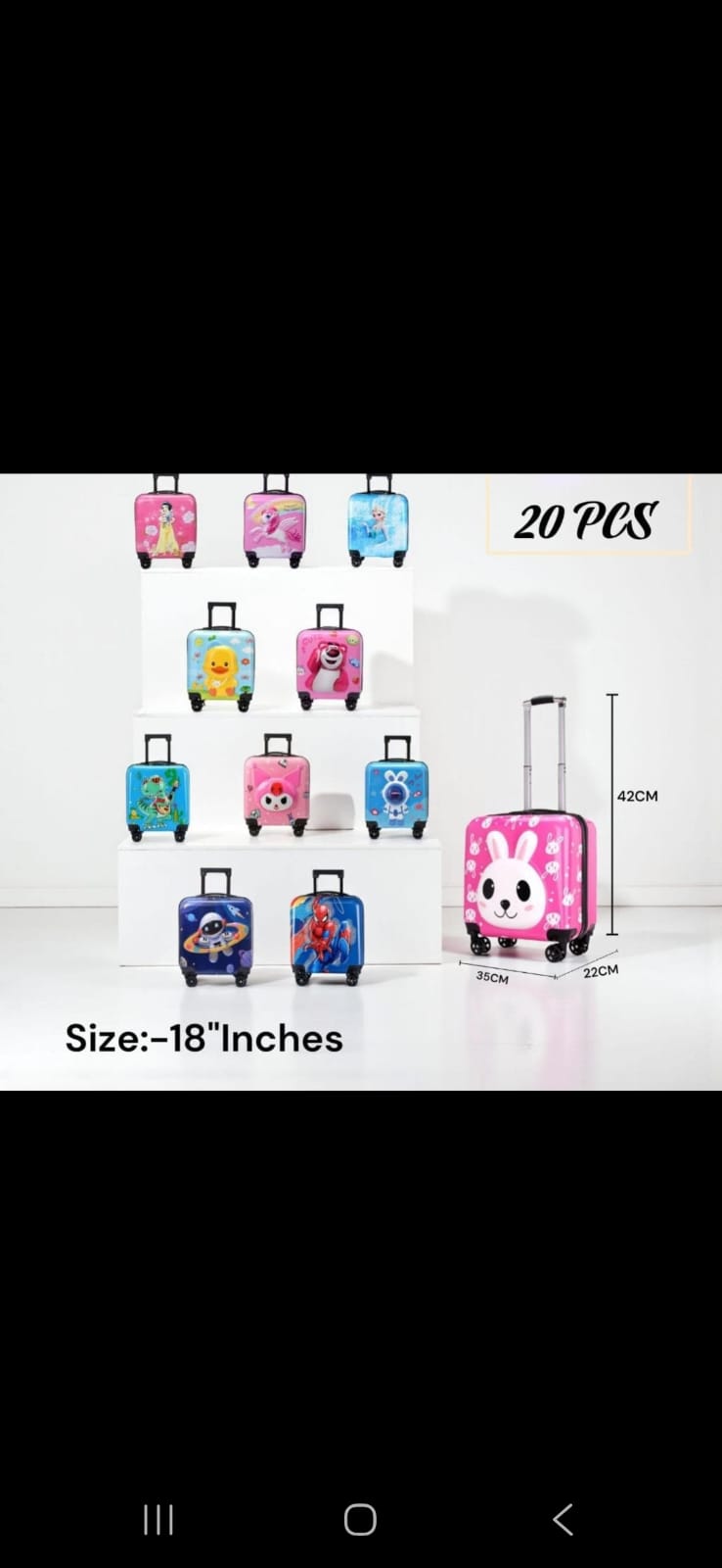 Little Astronaut Space-Themed Kids Suitcase