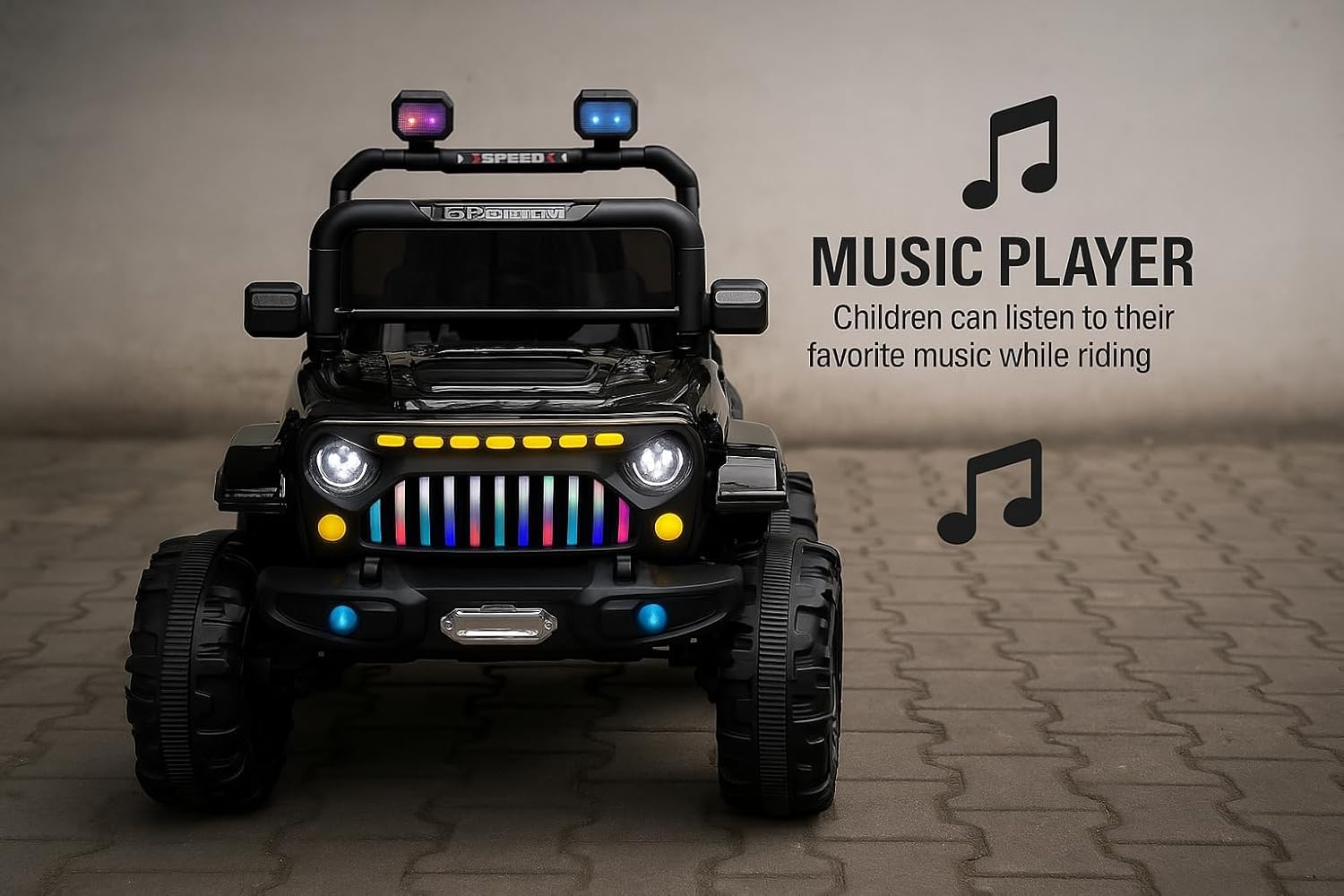 Bront Battery Operated Ride on Jeep