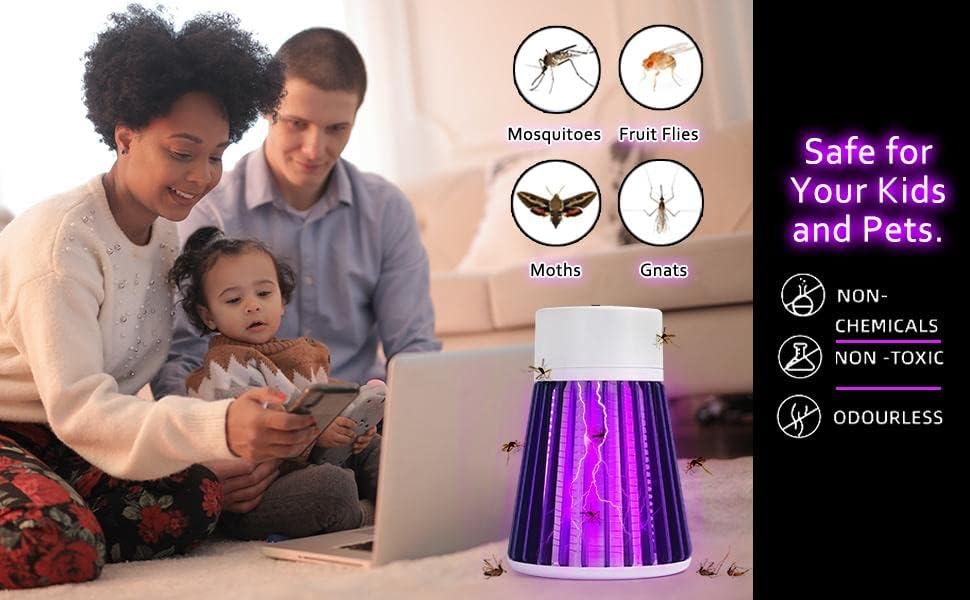 USB Mosquito Killer Lamp – Silent UV Mosquito Trap