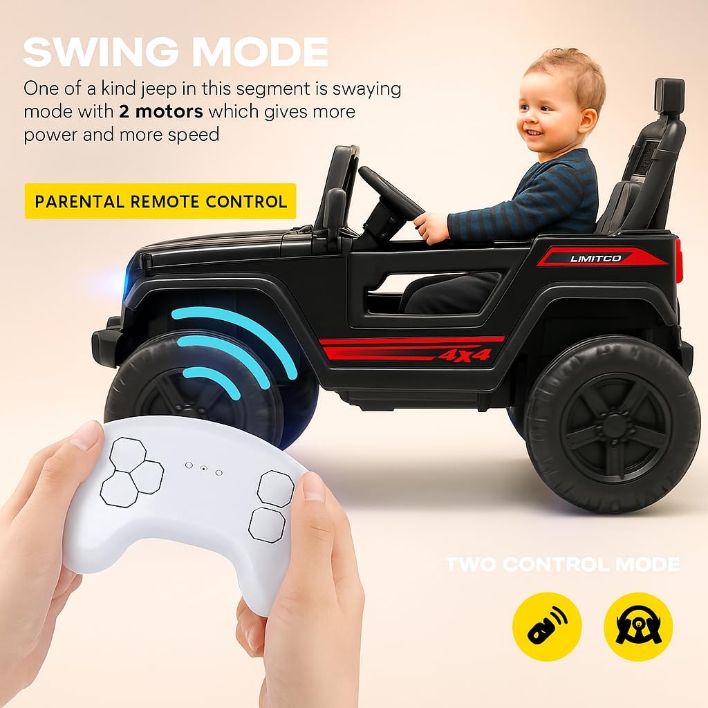 Bront Battery Operated Ride on Jeep