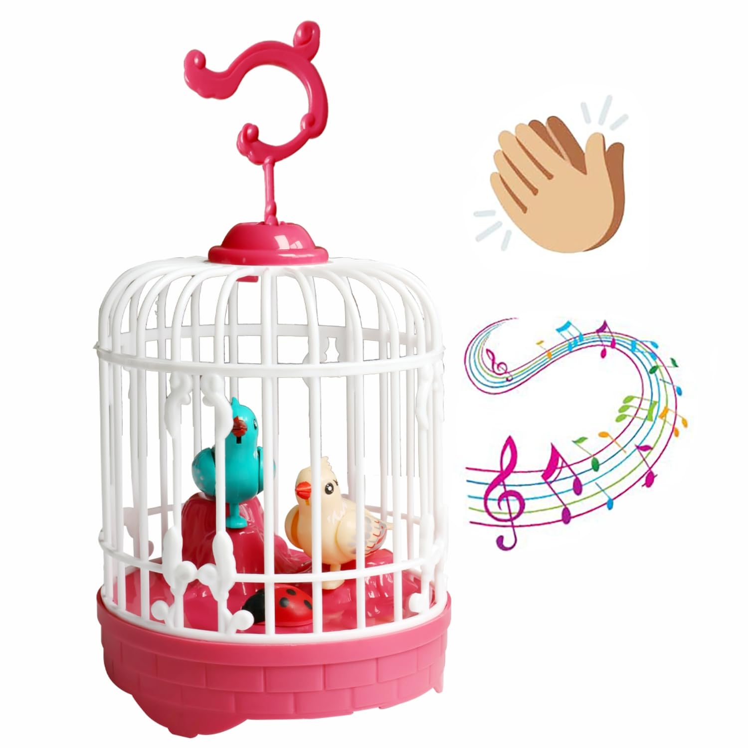 Cute Musical Bird Cage Toy 🐦🎶