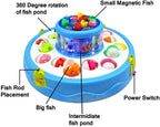 Electric Rotating Fishing Game Toy for Kids