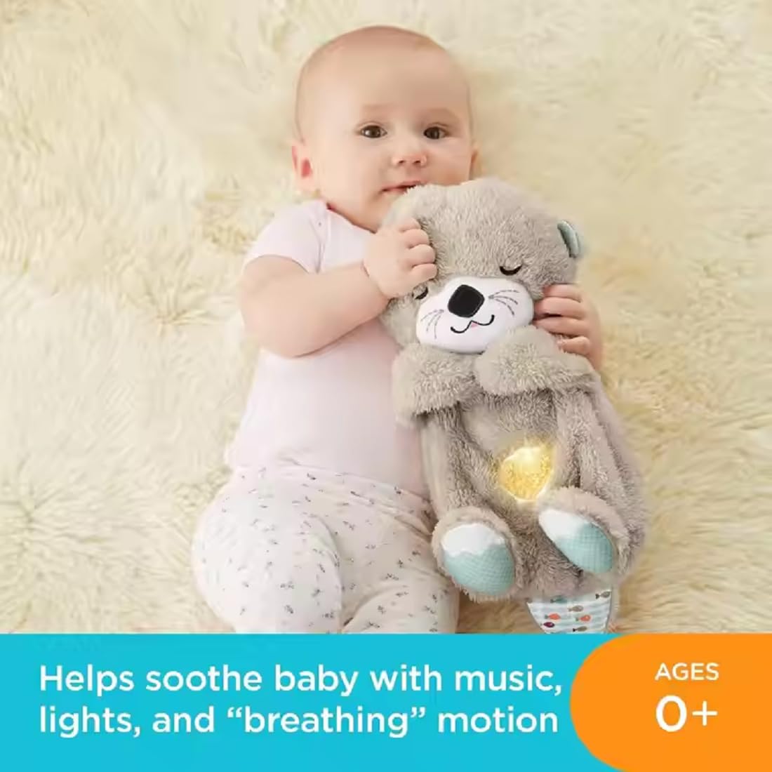 Premium Breathing Plush Bear with Glowing Heart 🧸💖✨