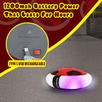 Air Football Toy Hover Soccer Ball Floating Soft Foam Bumper With LED Lights Hoverball