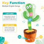 🌵 Dancing Cactus Toy – Sing, Talk & Dance!
