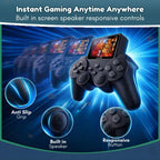 Portable Retro Game Console Controller – Built-in Games (🎮 520 Built-in Classic Games!)