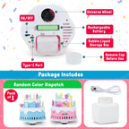 Musical Bubble Cake Toy with Lights, Rotating Action & Bump and Go