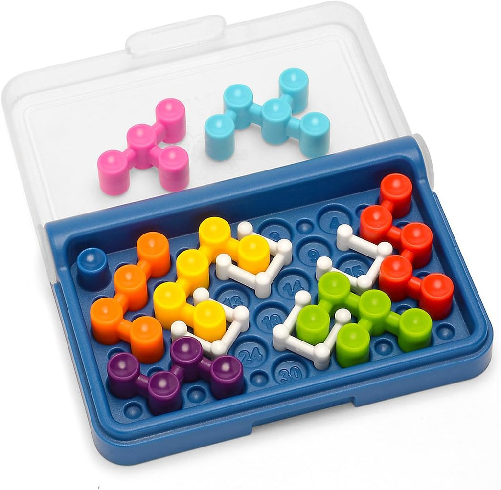 IQ Box Cognitive Skill-Building Travel Game with Portable Case