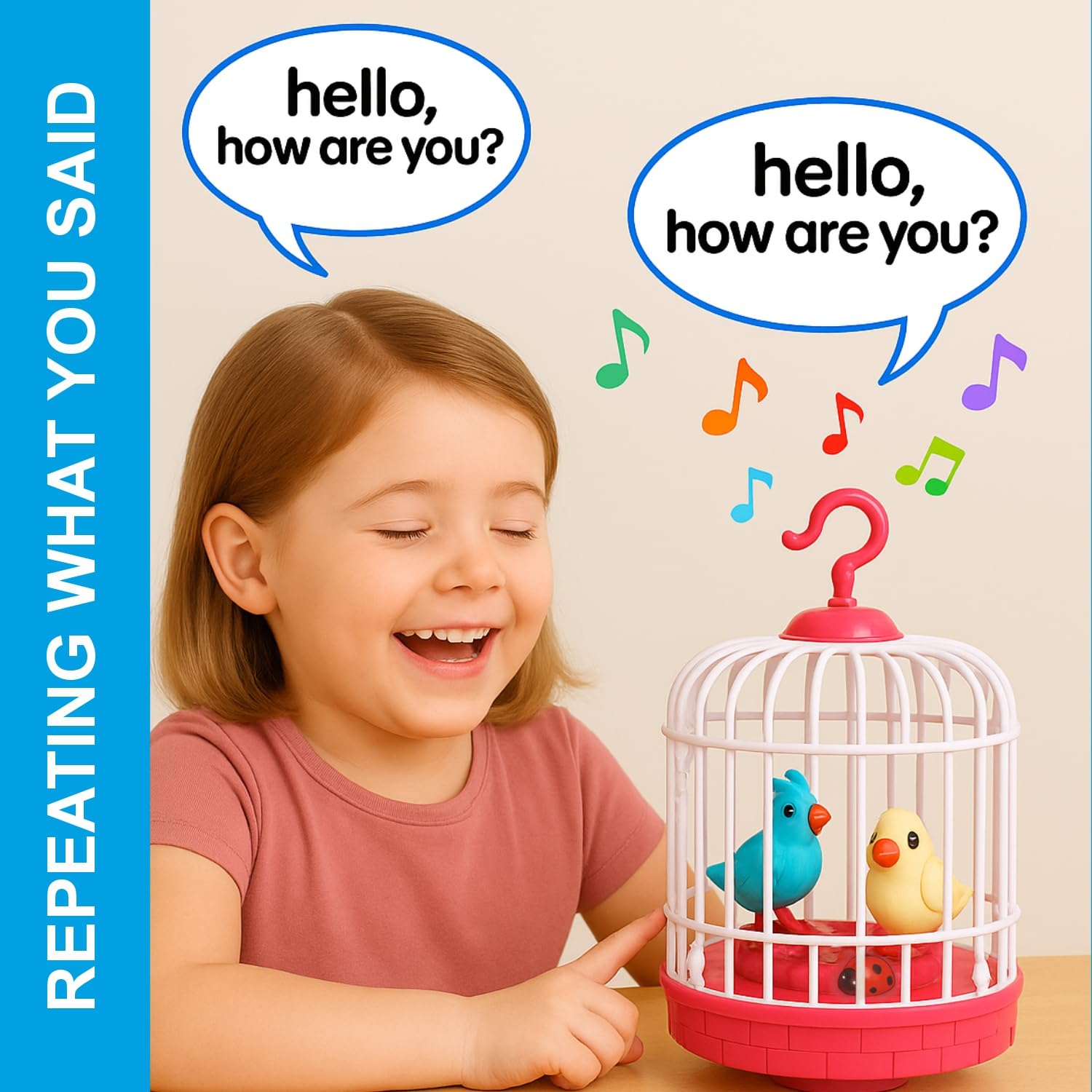 Cute Musical Bird Cage Toy 🐦🎶