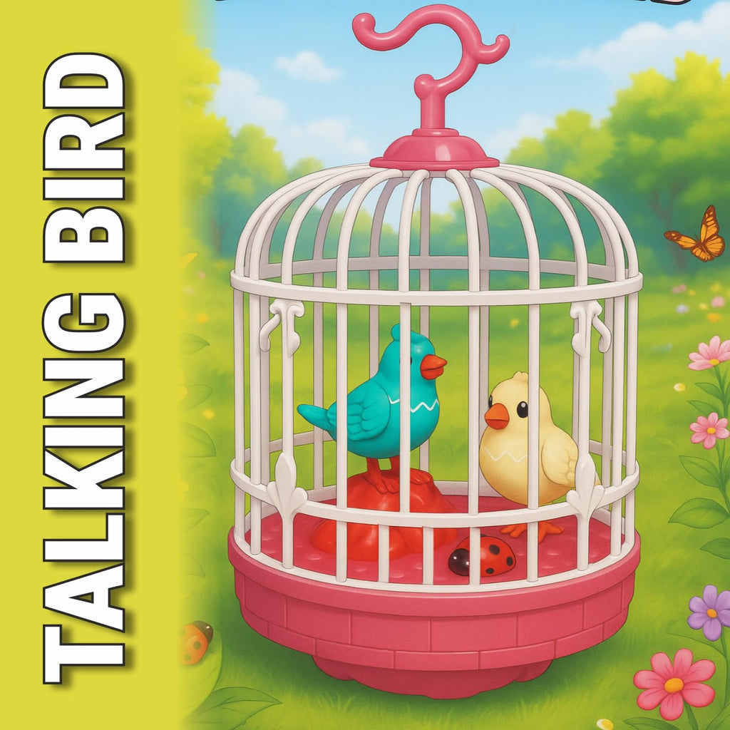 Cute Musical Bird Cage Toy 🐦🎶