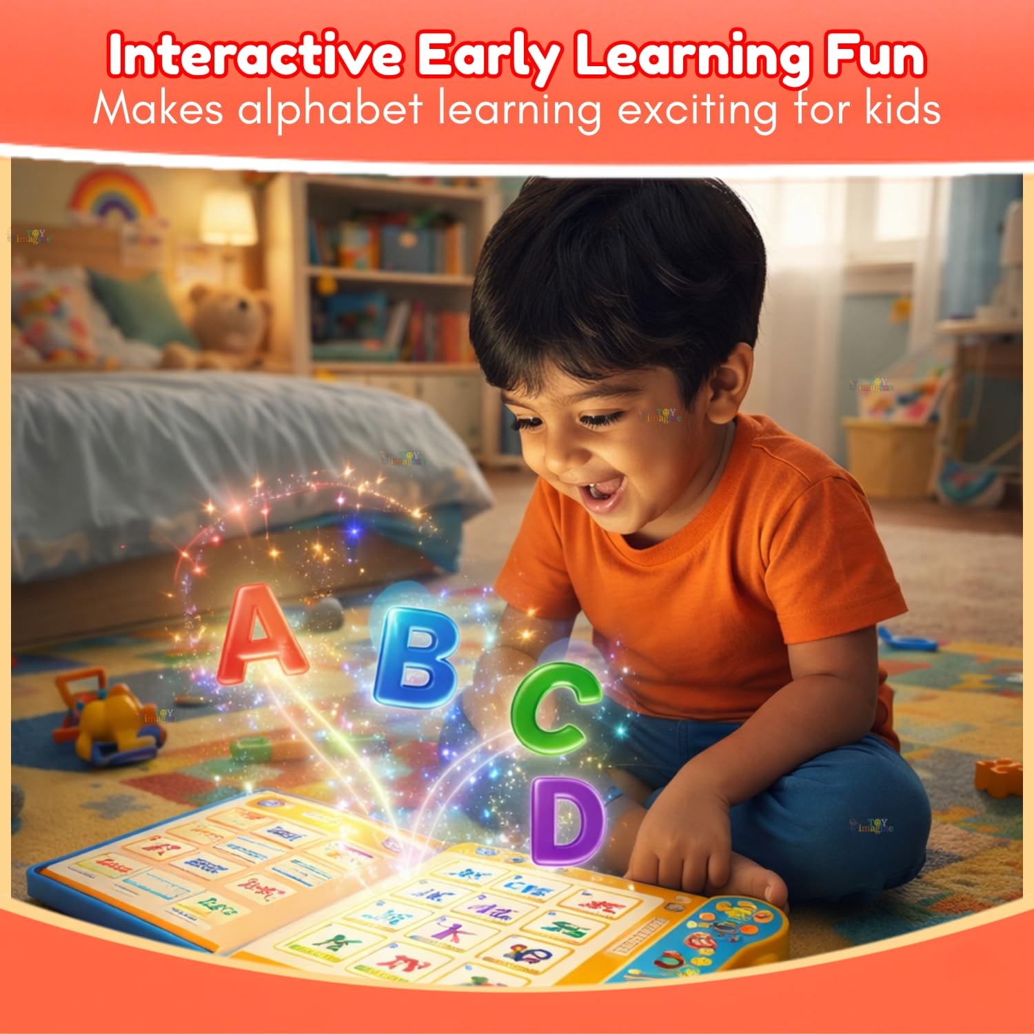 Interactive Intelligence Learning Book for Kids with Sound & Phonics (Ages 3+)
