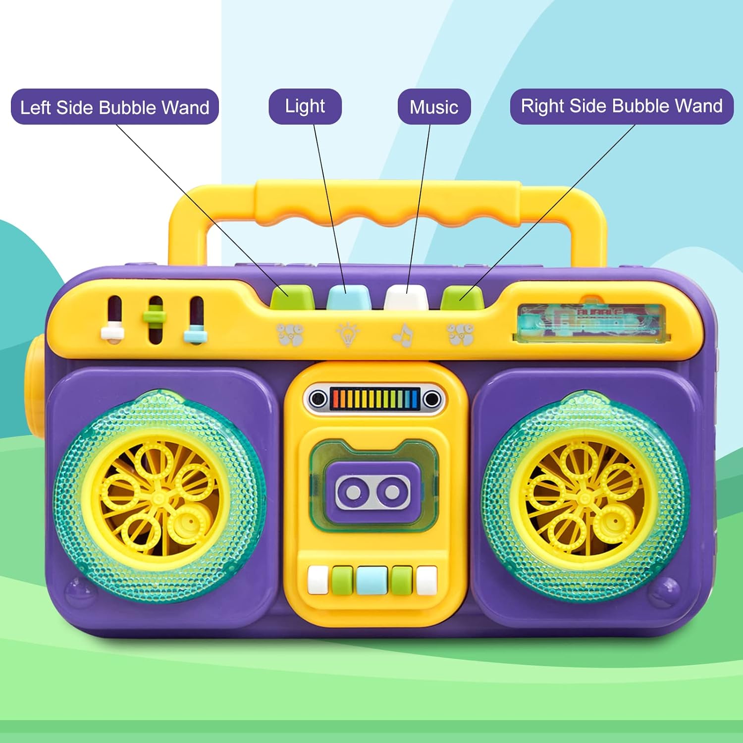 Bubble Machine Automatic Bubble Blower for Kids