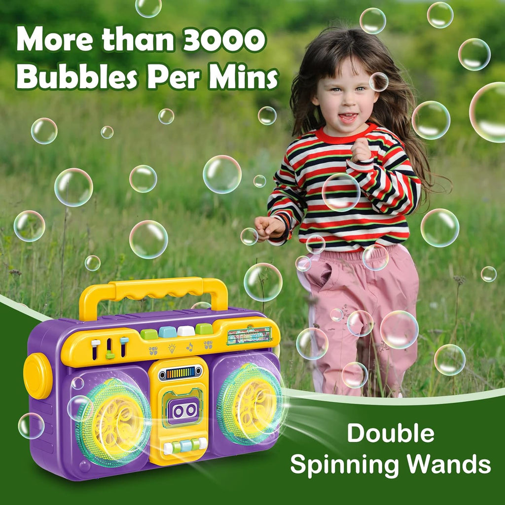 Bubble Machine Automatic Bubble Blower for Kids