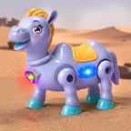 Musical Crawling Camel Toy with Lights & Sounds for Babies