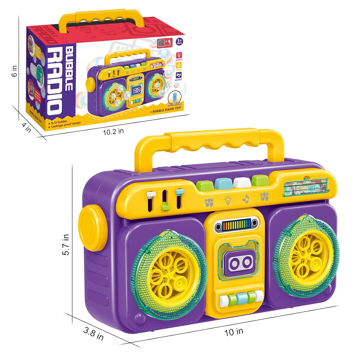 Bubble Machine Automatic Bubble Blower for Kids