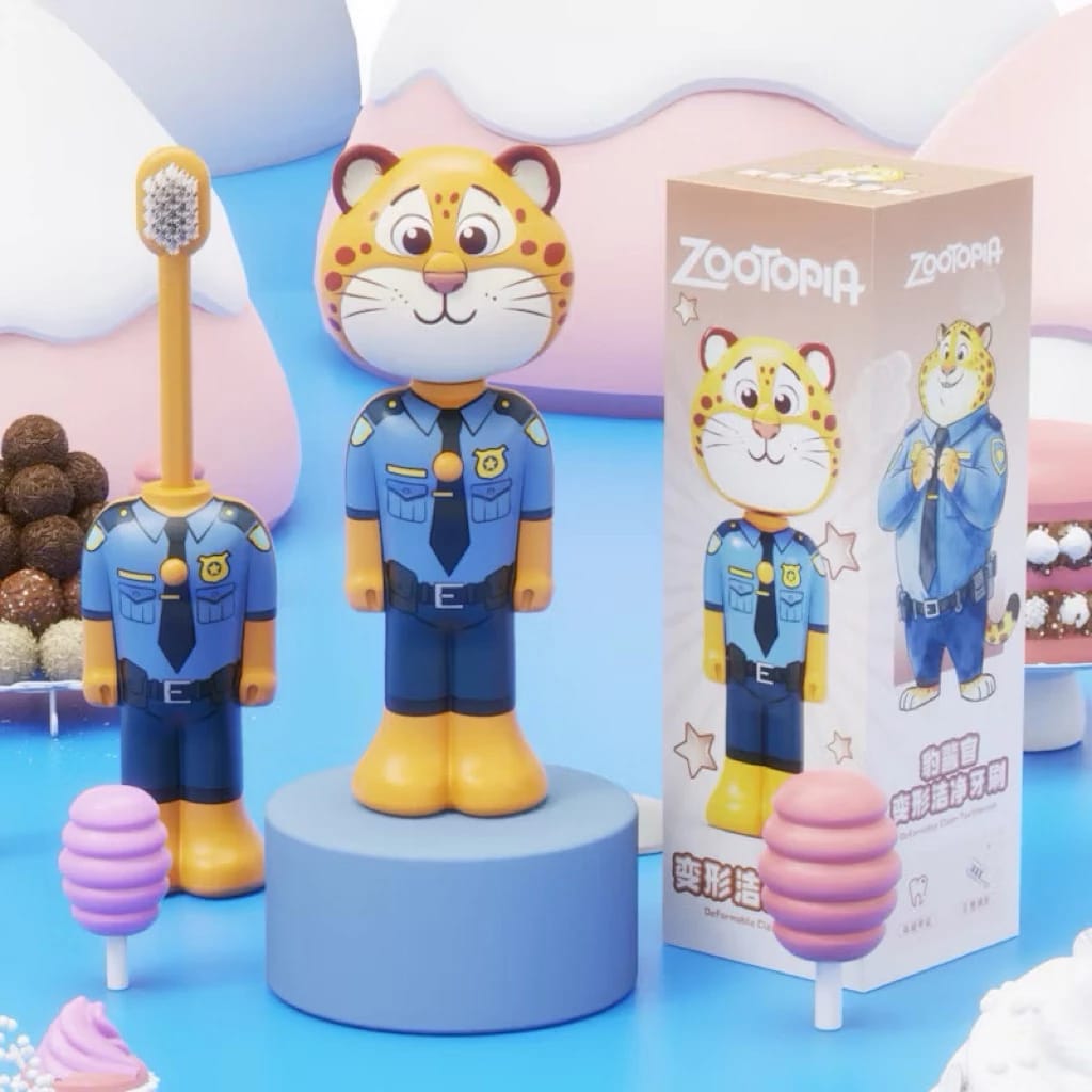 Cute Cartoon Kids Toothbrush 🦊🪥   (Perfect Return Gift For Kids Birthday Parties 🎁🐰)