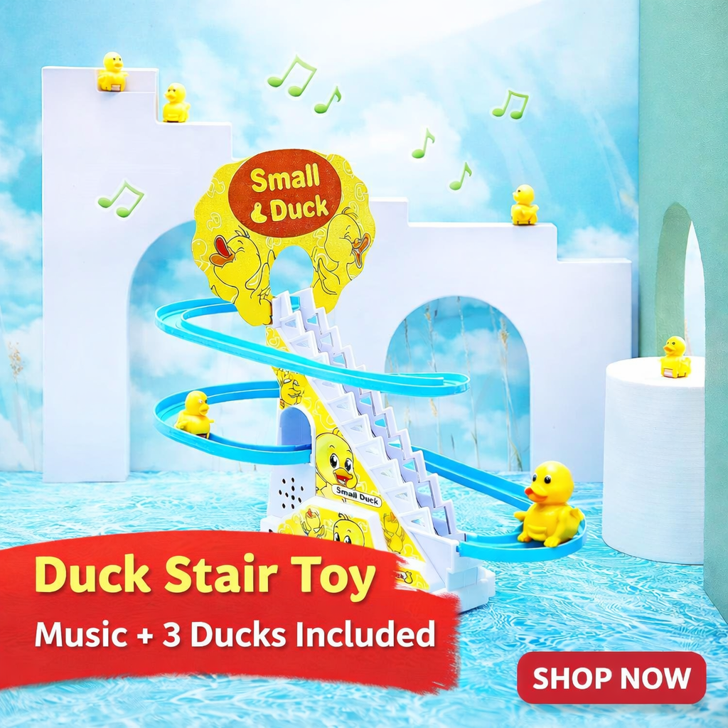 🐥 Small Duck Climbing Stair Toy With Music & Lights 🎵