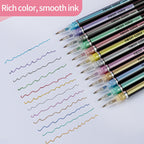 12 Color Neon Gel Ink Pen Set 1mm