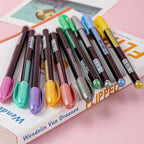 12 Color Neon Gel Ink Pen Set 1mm