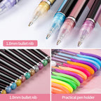 12 Color Neon Gel Ink Pen Set 1mm