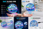 Flying LED Spinner Ball Toy – Boomerang Mini Drone