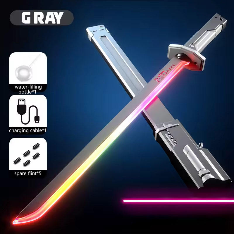 LED Light-Up Futuristic Toy Sword for Kids