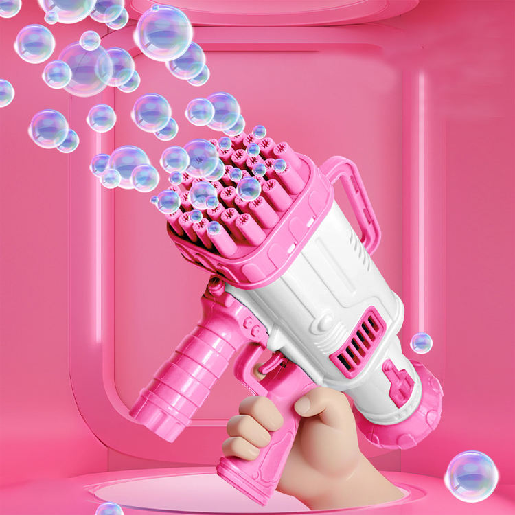 Kids Automatic Multi-Nozzle Bubble Blaster Gun