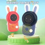 Cute Bunny Walkie-Talkie Toy for Kids with Long Range & Flashlight