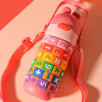 Kids Interactive Counting & Math Learning Bottle with Sling Strap