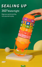 Kids Interactive Counting & Math Learning Bottle with Sling Strap