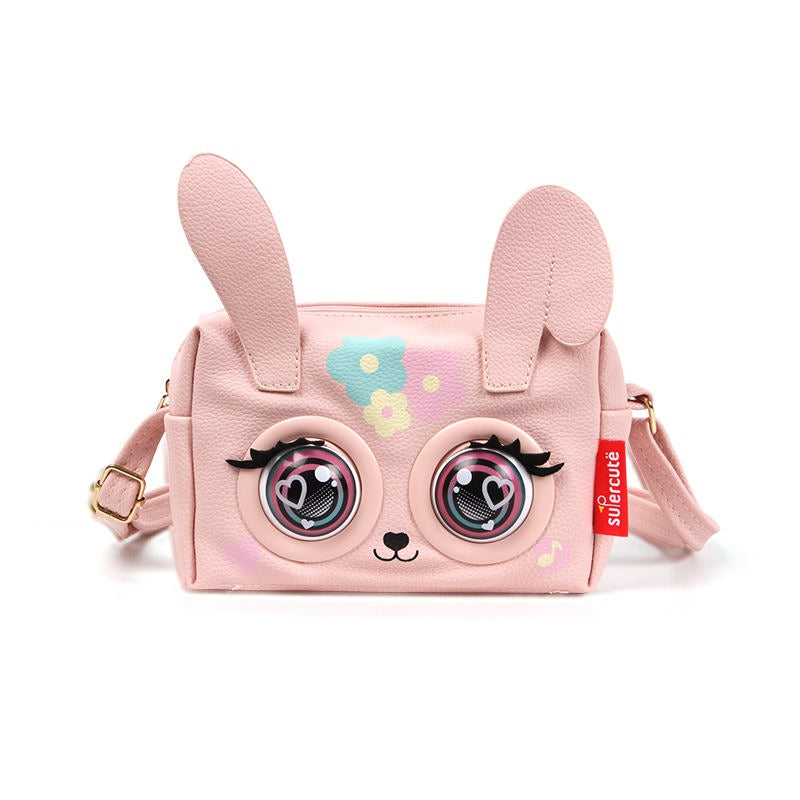 Interactive Purse Pet – Blinking & Sound-Activated Girls Bag