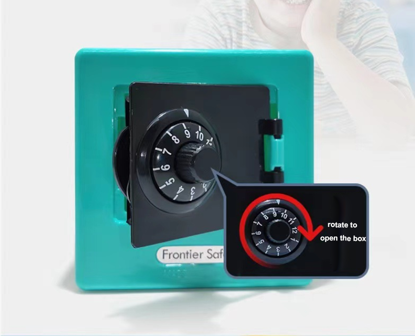 Mini Combination Lock Safe Money Box for Kids & Home Savings