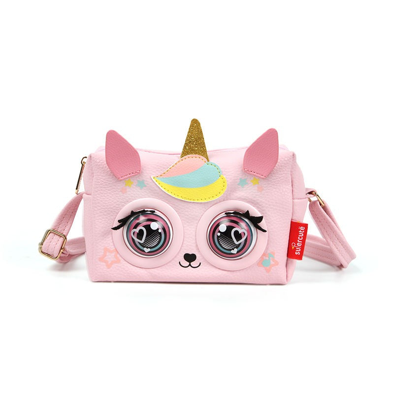 Interactive Purse Pet – Blinking & Sound-Activated Girls Bag