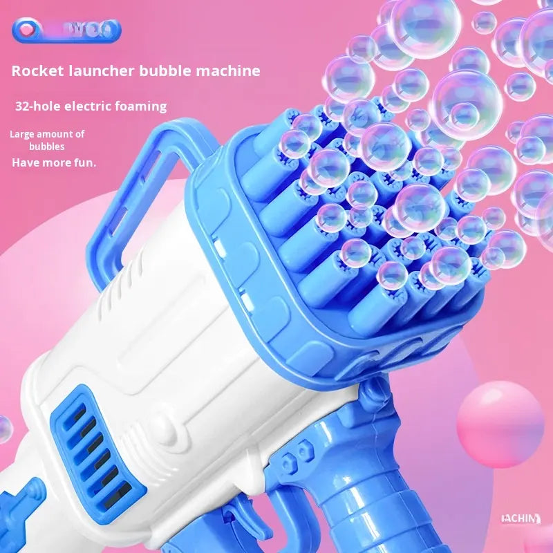 Kids Automatic Multi-Nozzle Bubble Blaster Gun