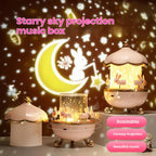 Magical Bunny Starry Sky Projector Music Box ✨🐰