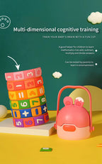 Kids Interactive Counting & Math Learning Bottle with Sling Strap