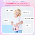 Interactive Purse Pet – Blinking & Sound-Activated Girls Bag