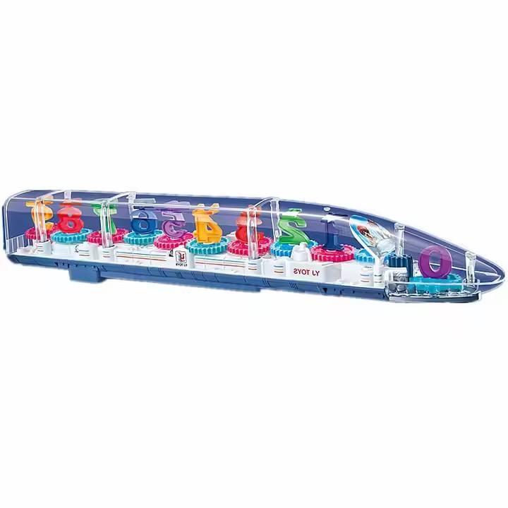 LED Light-Up Number Train Toy with Musical & Colorful Flashing Lights 🚂✨